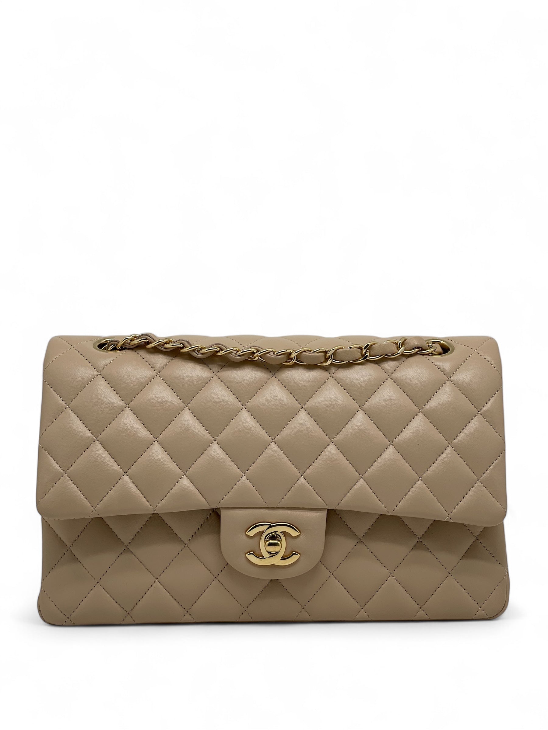 Chanel - Sac Timeless 25 11.12 double flap beige