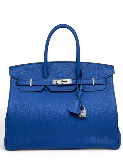 Hermès - Sac Birkin 35 Bleu  France