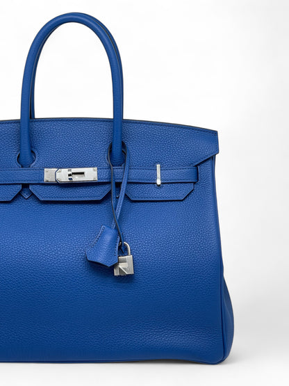 Hermès - Sac Birkin 35 Bleu  France