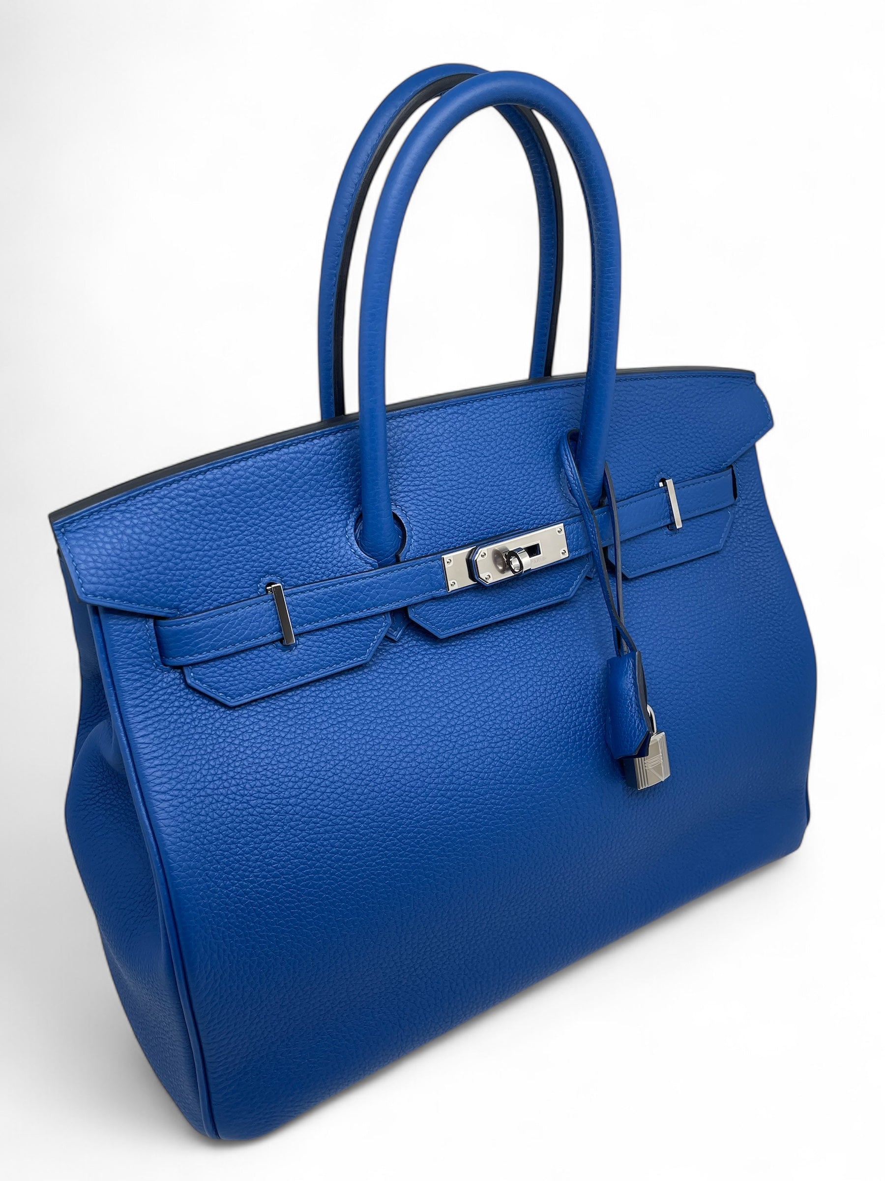Hermès - Borsa Birkin 35 Bleu France