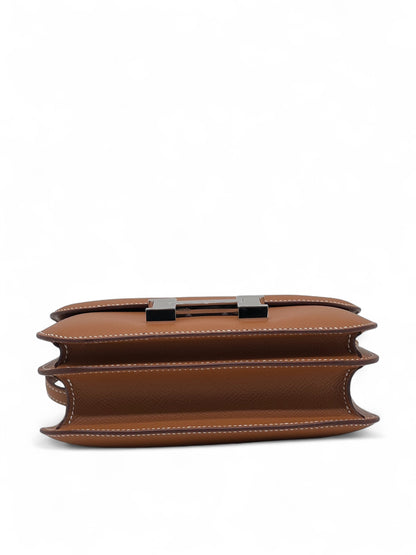Hermès - Sac Constance 18 Epsom Gold