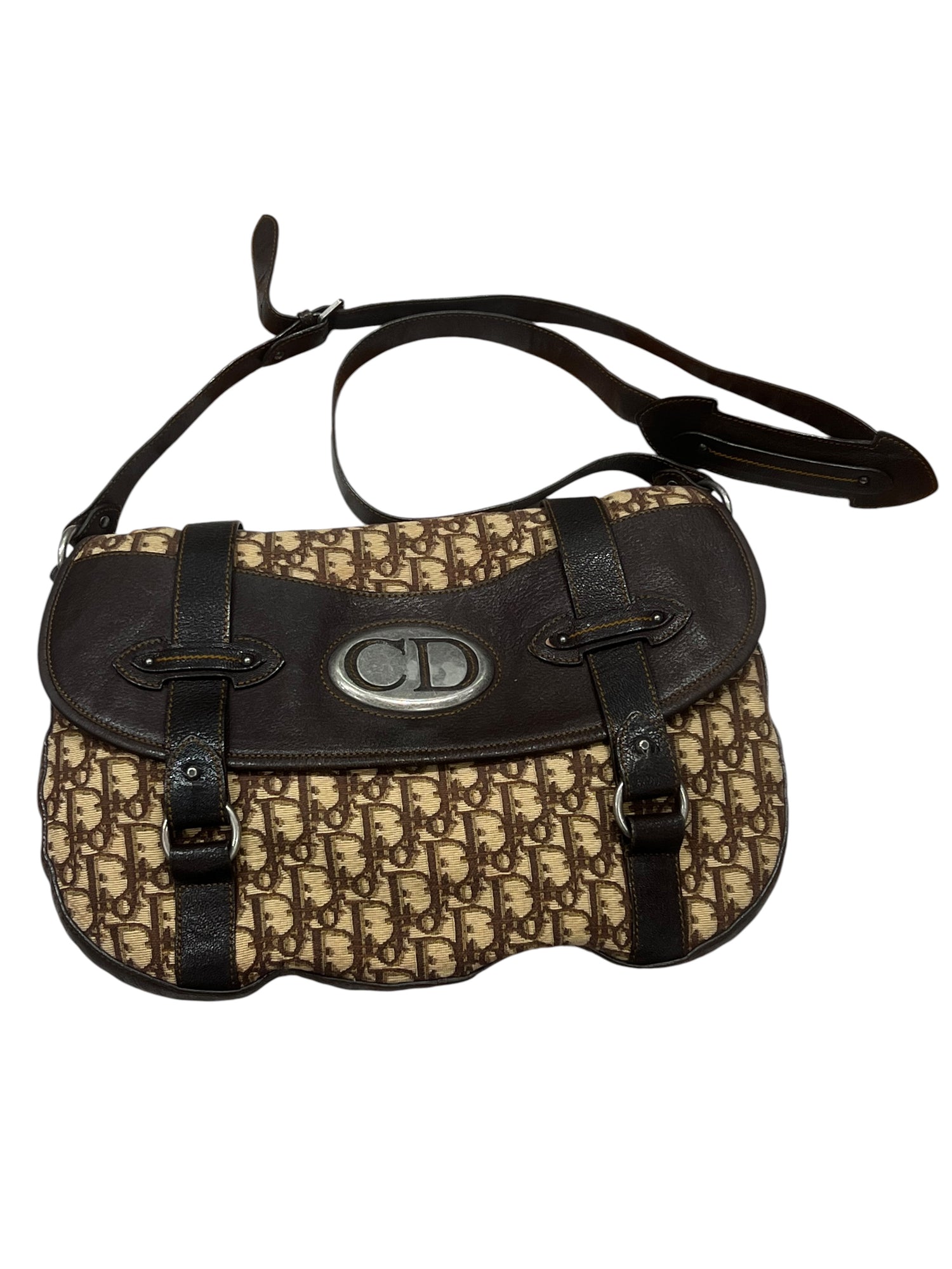 Christian Dior - besace trotter toile oblique