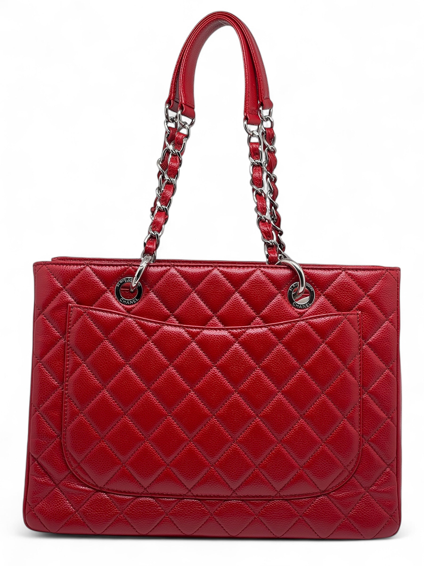 Chanel - Sac Shopping GST rouge