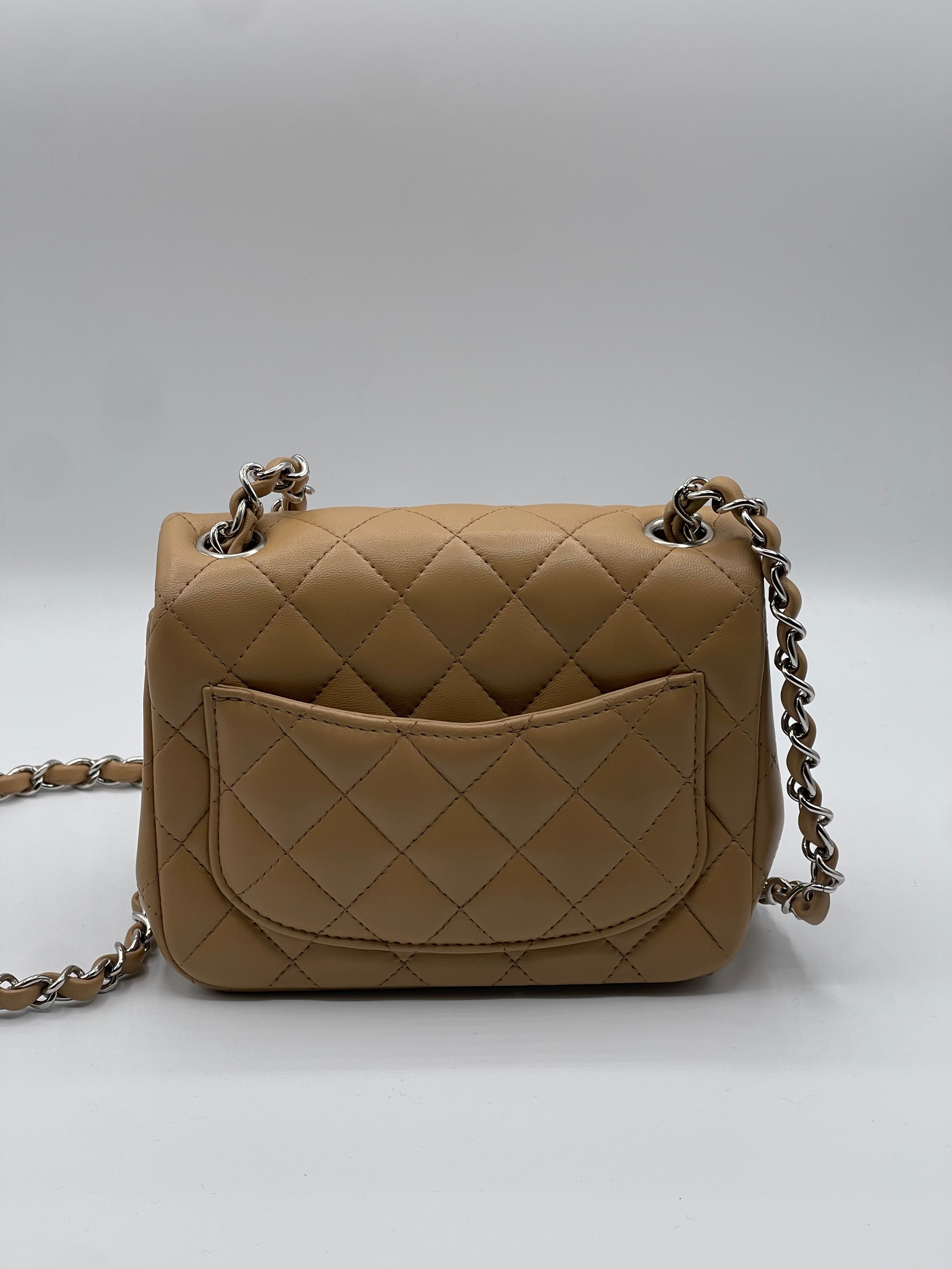 Chanel - Sac 11.12 Mini Timeless beige
