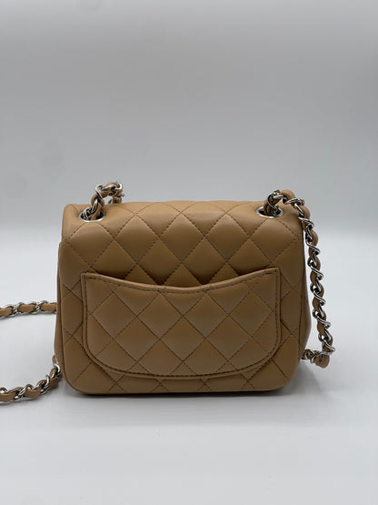 Chanel - Sac 11.12 Mini Timeless beige