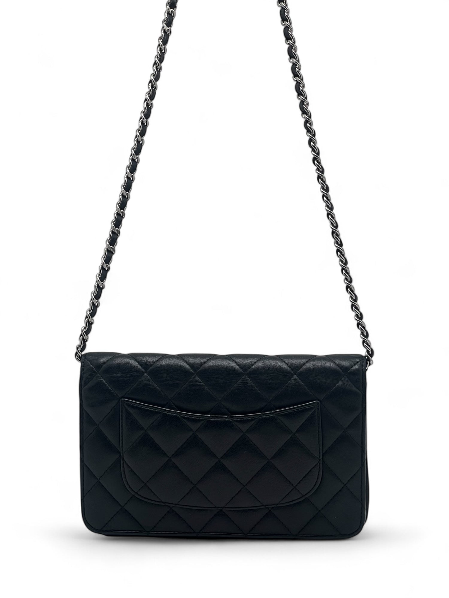 Chanel - Borsa Wallet on Chain nera