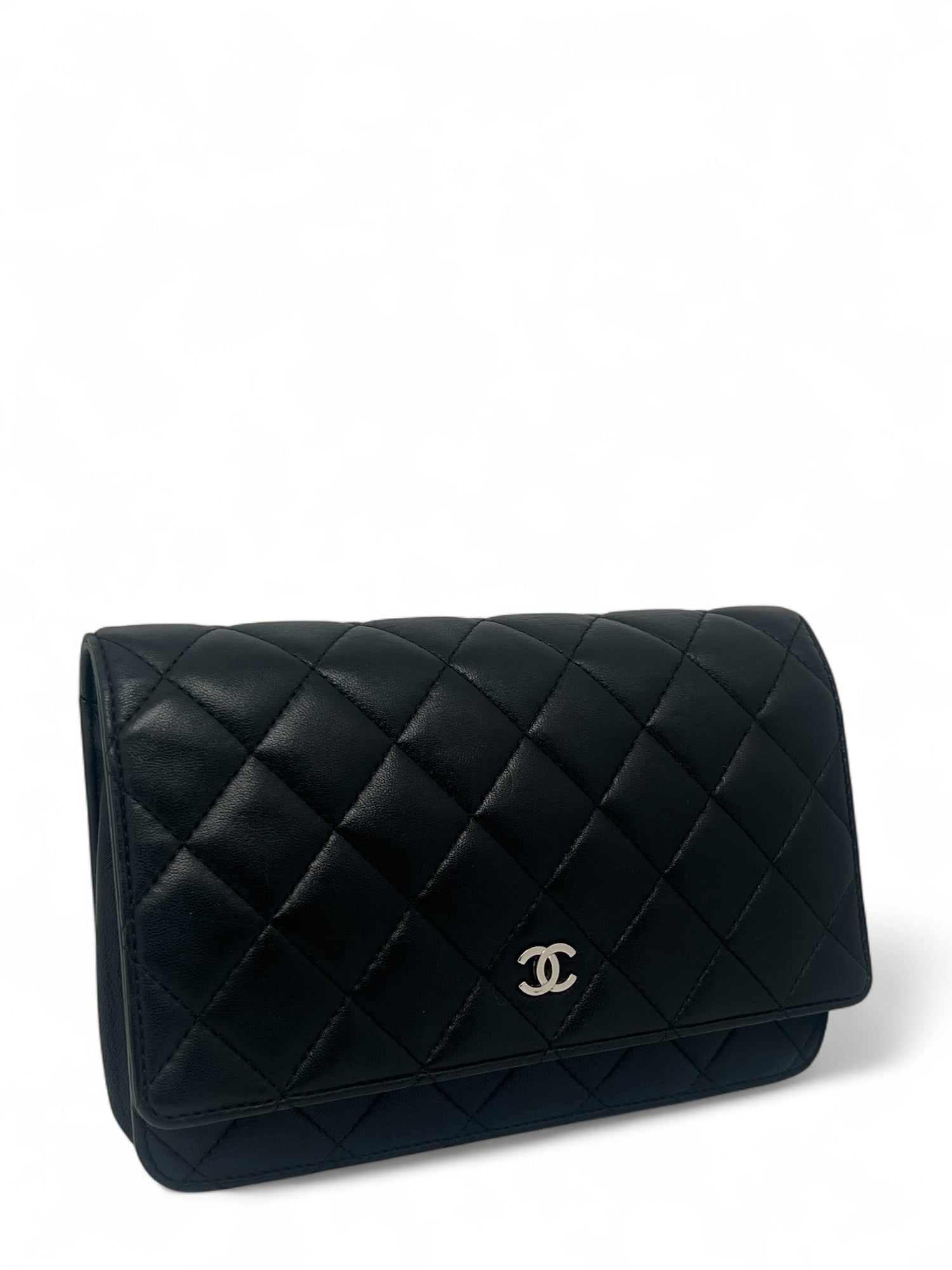 Chanel - Borsa Wallet on Chain nera