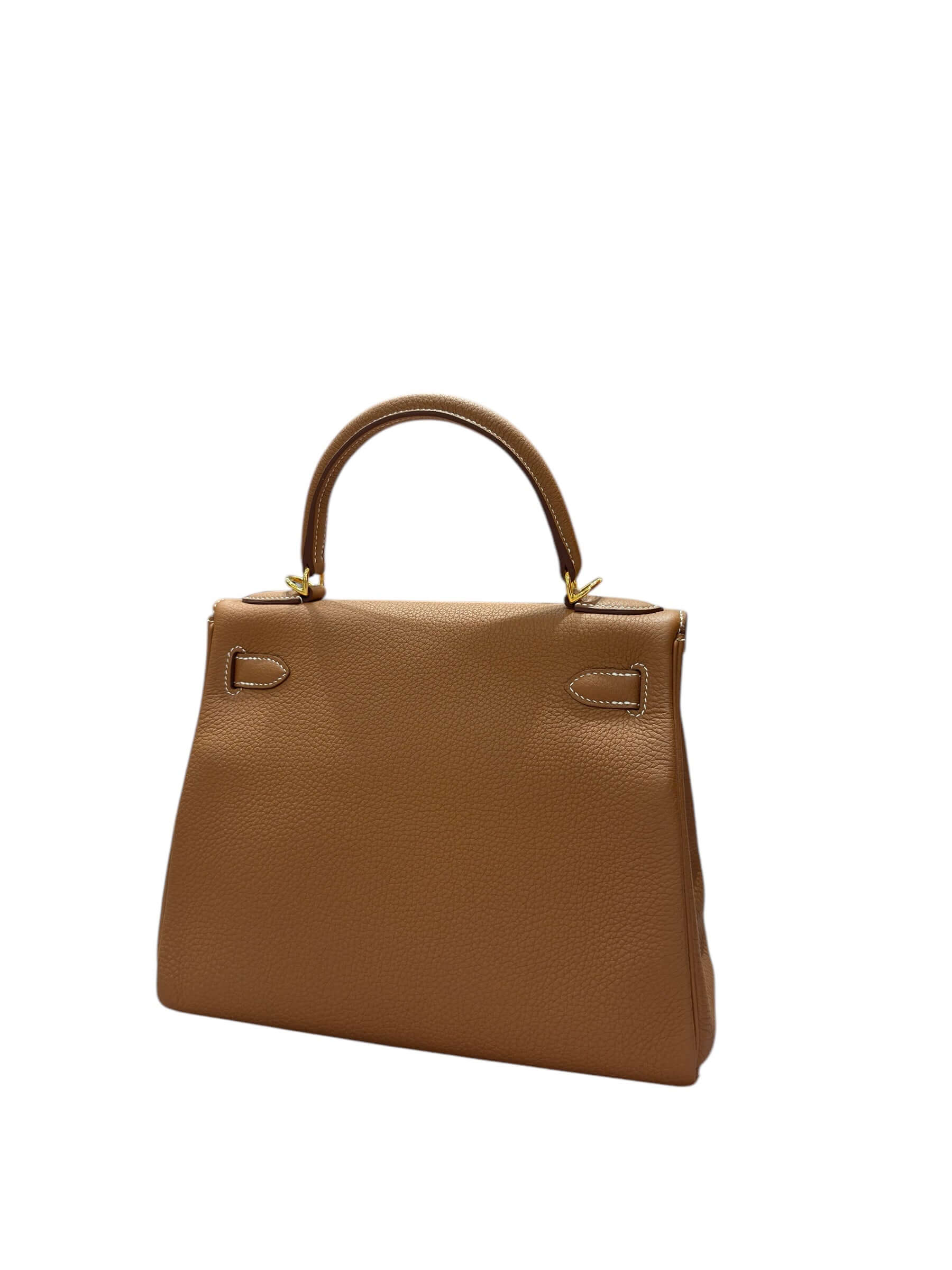 Hermès - Sac Kelly 28 Gold Togo retourné GHW
