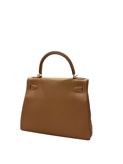 Hermès - Sac Kelly 28 Gold Togo retourné GHW