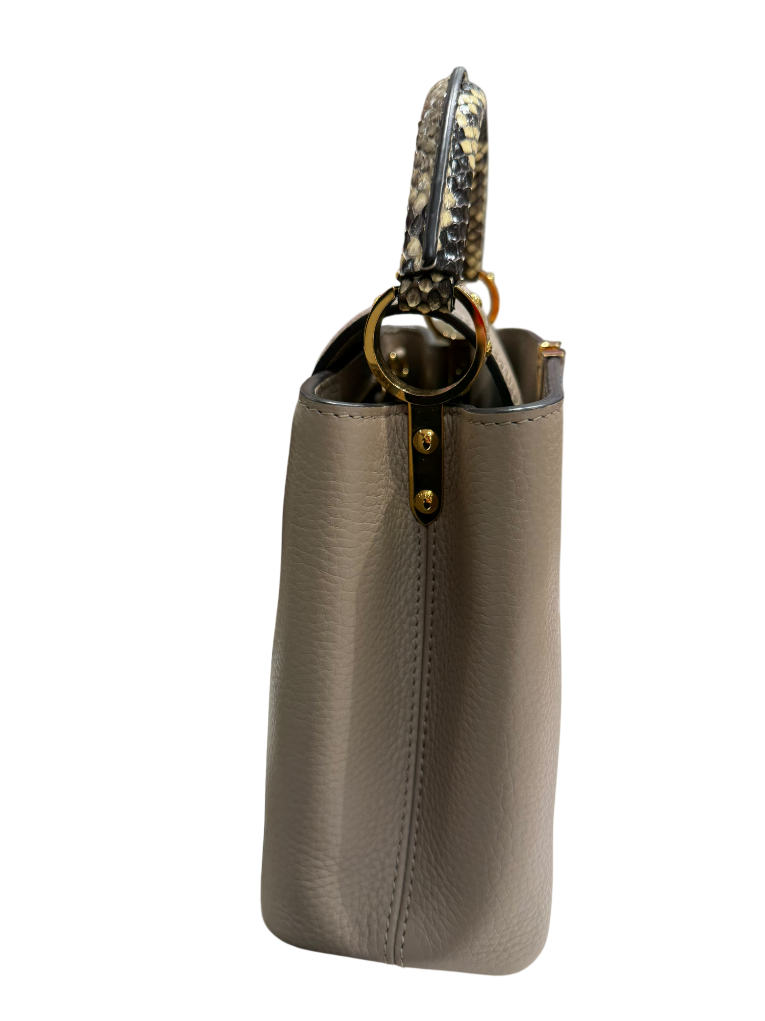 Louis Vuitton - Sac Capucines Bb Python Et Cuir | Les Folies d&