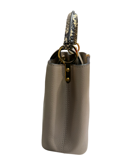 Louis Vuitton - Sac Capucines Bb Python Et Cuir | Les Folies d&