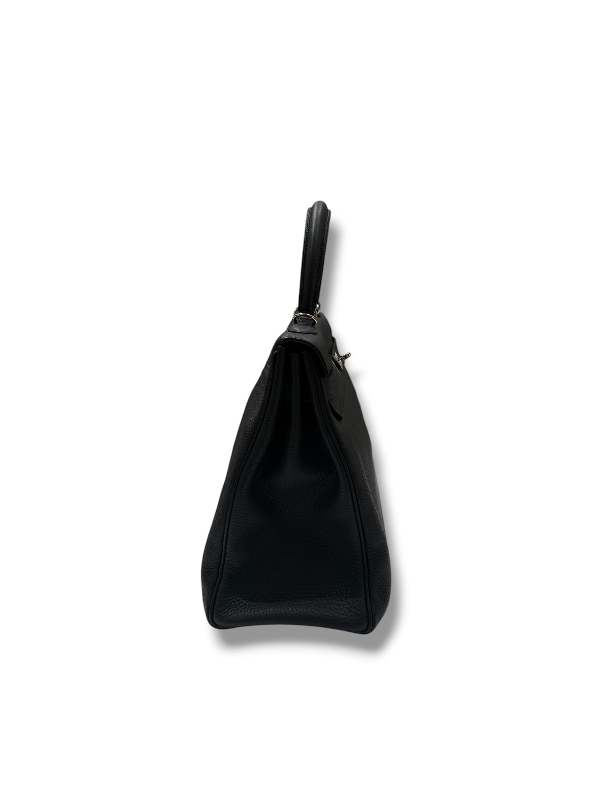 Hermès - Sac Kelly 35 Togo retourné noir