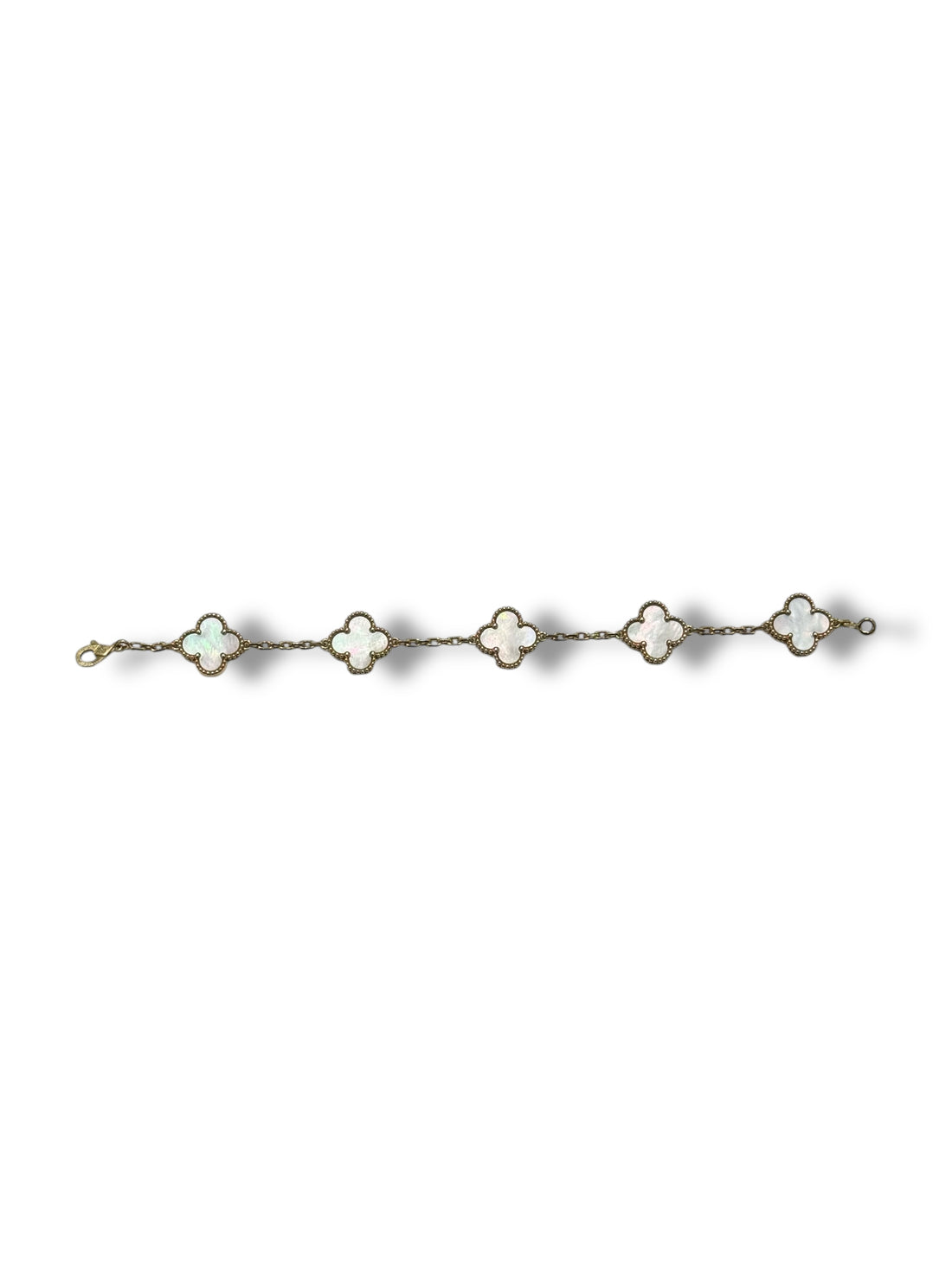 Van Cleef - Bracelet Vintage Alhambra 5 motifs Nacre