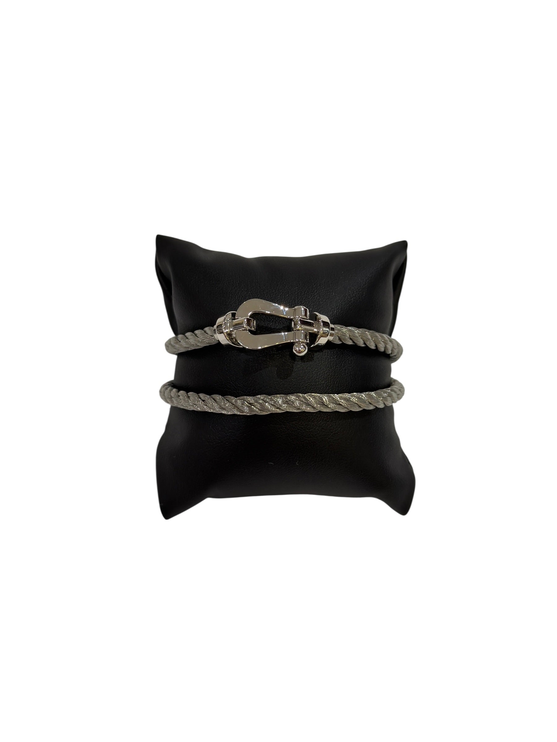 Fred - Bracelet Forces 10 GM Double Tour or Blanc | Les Folies d&