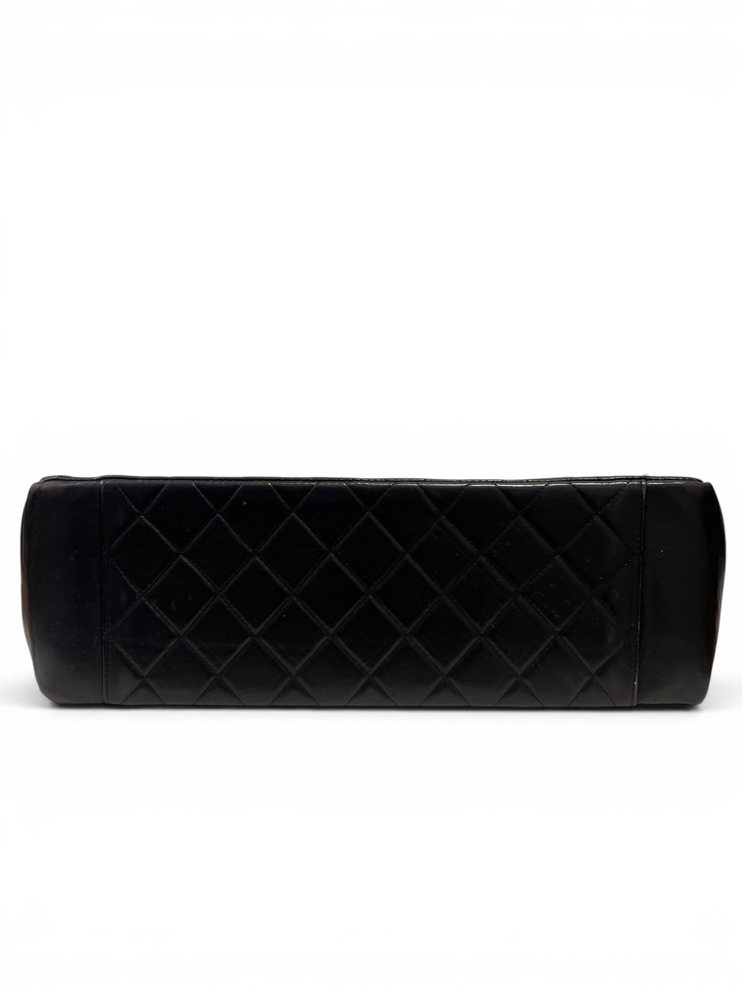 Chanel - Sac Cabas « Shopping » en cuir noir
