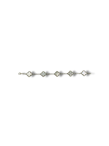 Van Cleef - Bracelet Vintage Alhambra 5 motifs Nacre