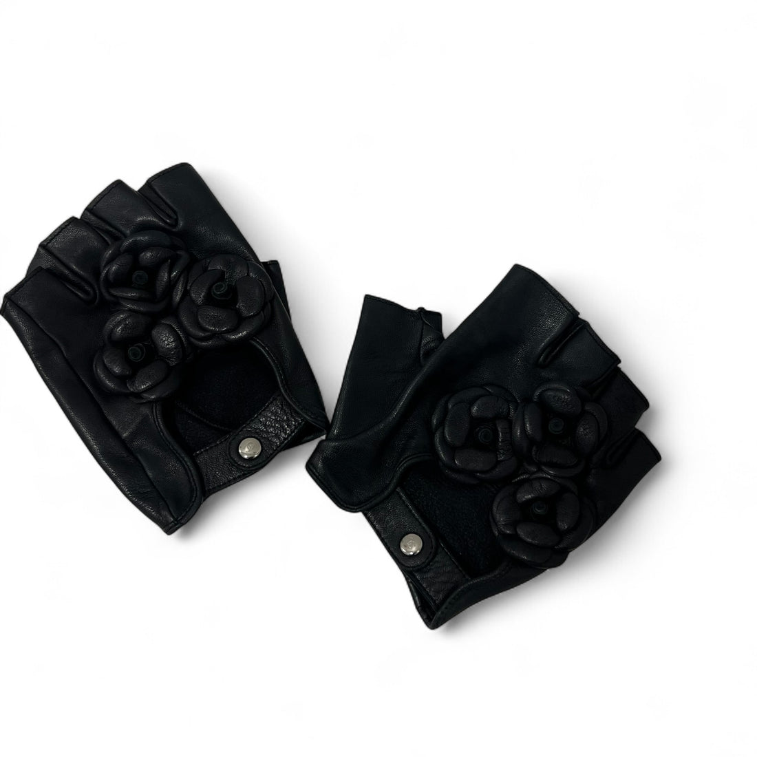 Chanel - Camélias Fingerlose Handschuhe
