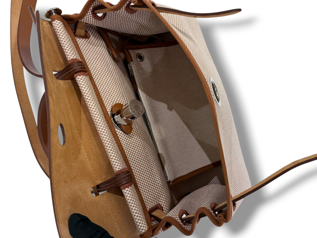 Hermès - Sac Herbag 31 Zip quadrille