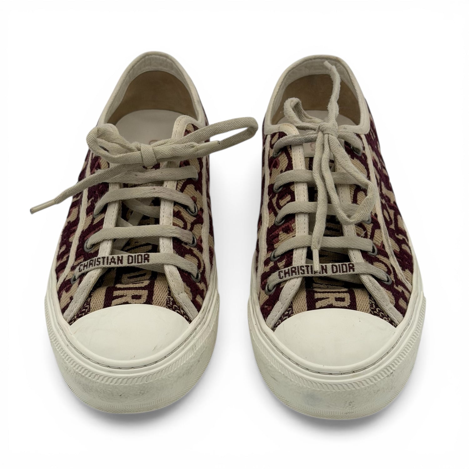 Dior - Baskets Walk’N’Dior bordeaux T.39