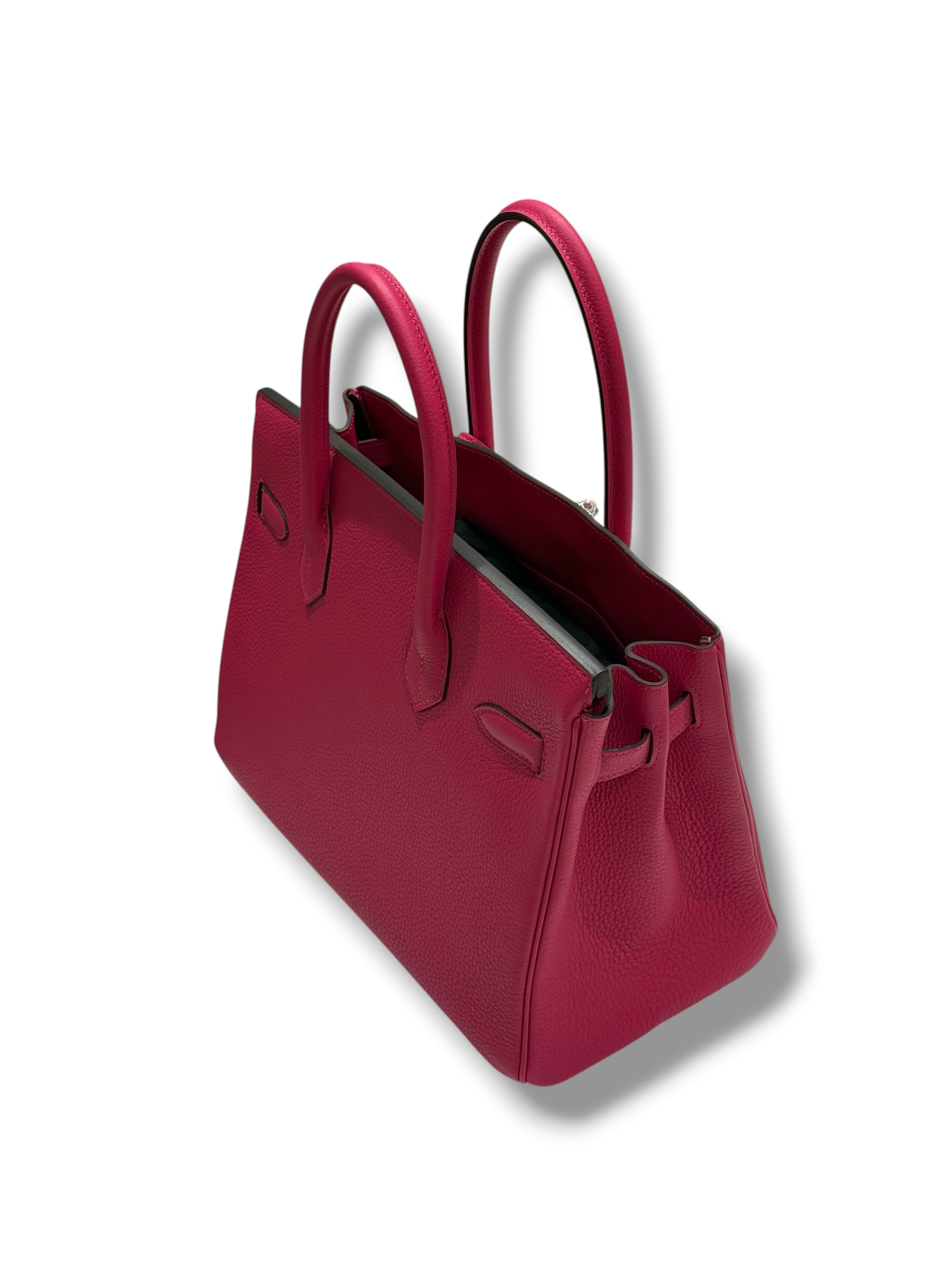 Hermès - Sac Birkin 30 Rose Mexico PHW
