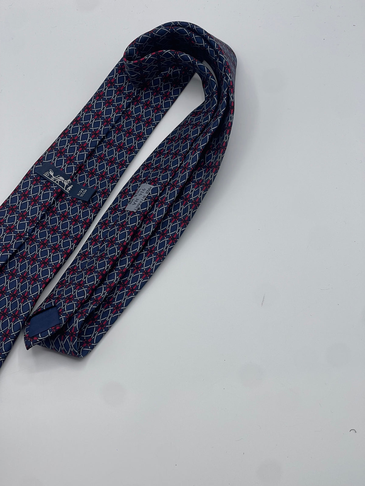Hermès - Lace-pattern tie