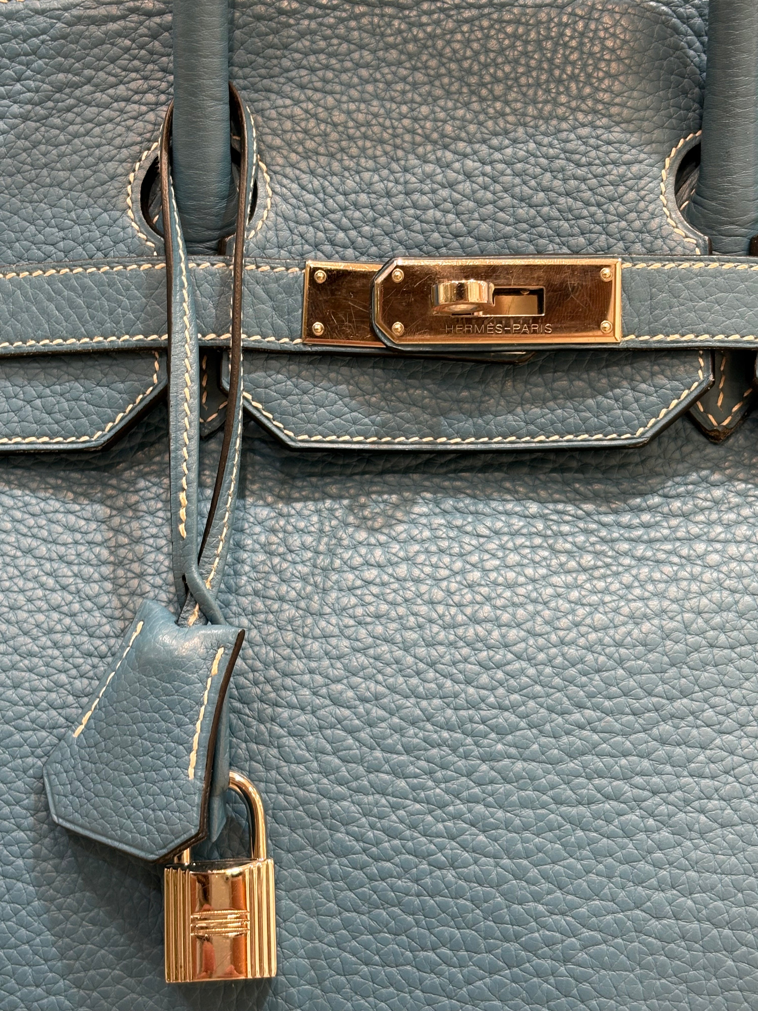 Hermès - Birkin 35 Bleu jeans