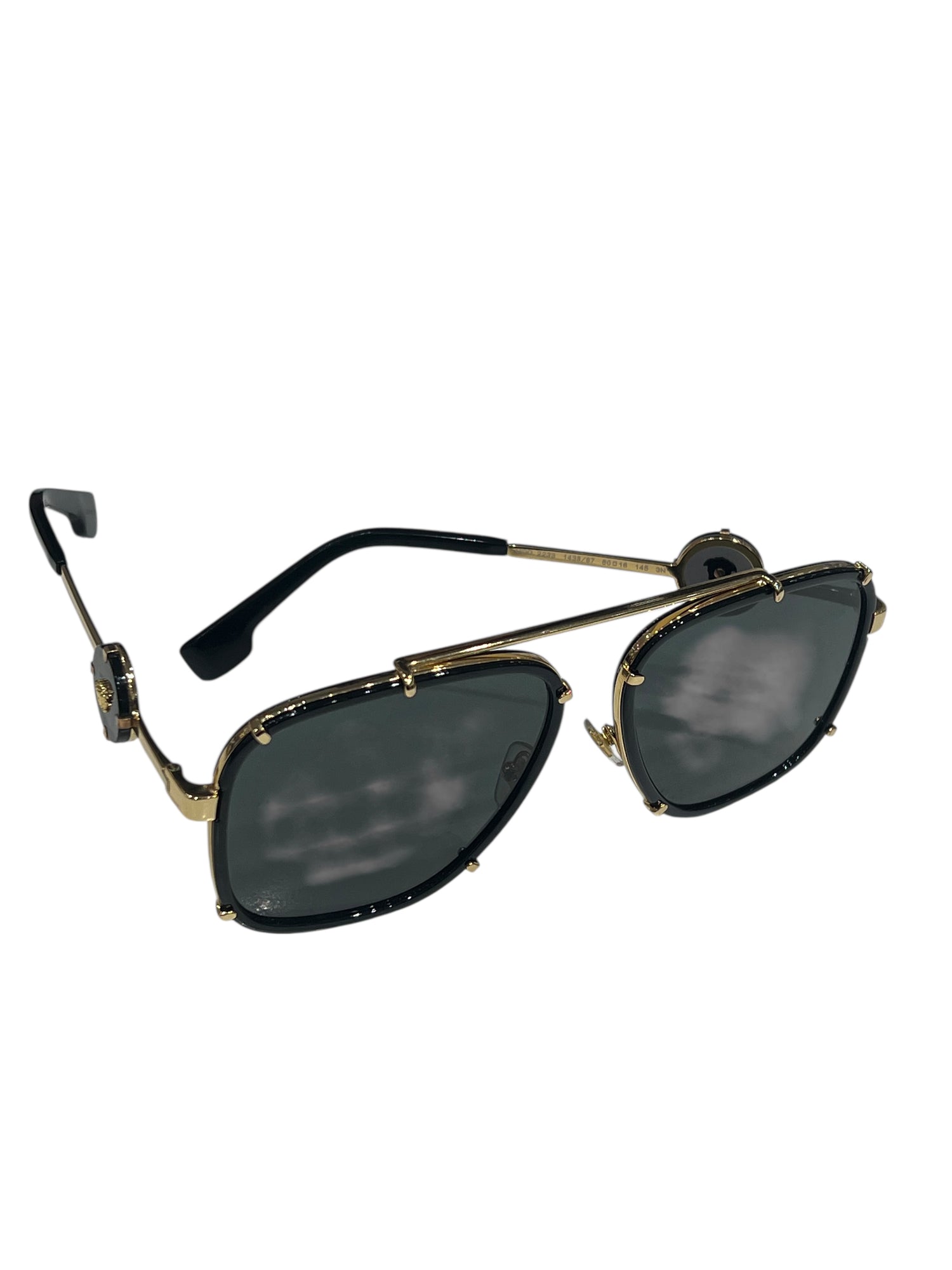 Versace- solaire aviateur dorées