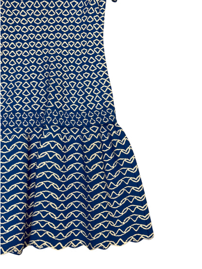 Alaia - Robe bicolore bleu T38