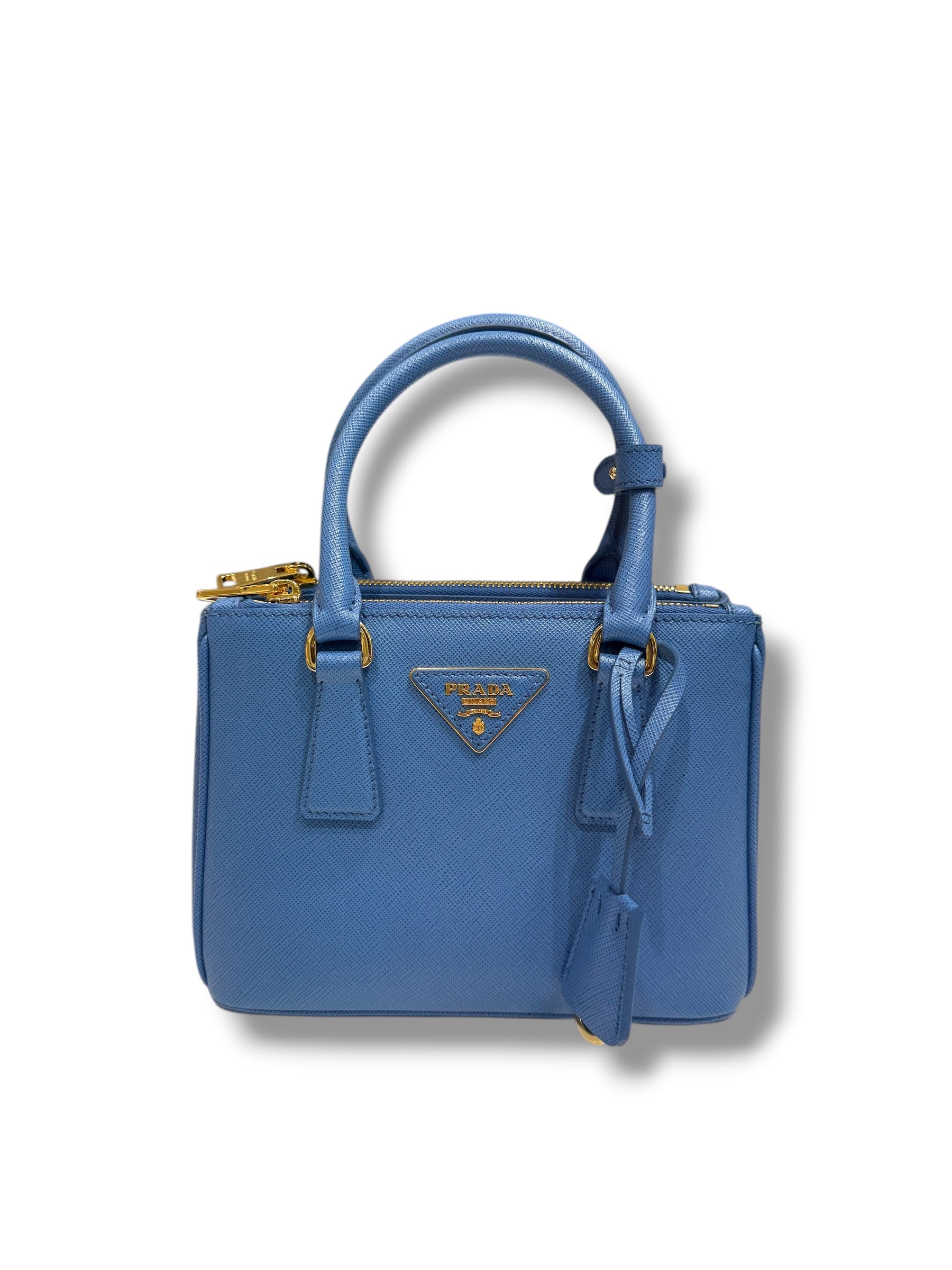 Prada - Mini Galleria bag, Blue