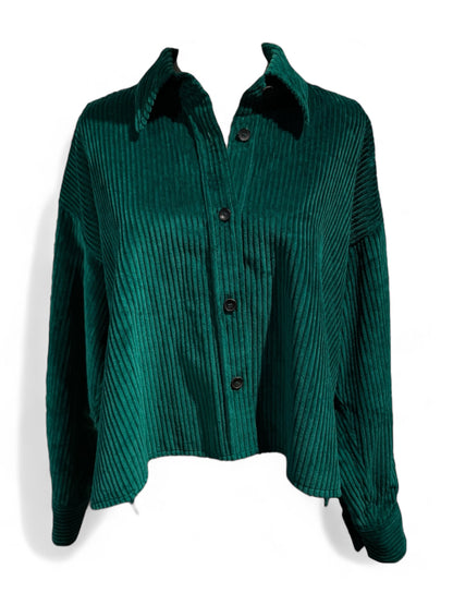 Isabel Marant - Veste verte côtelées T36