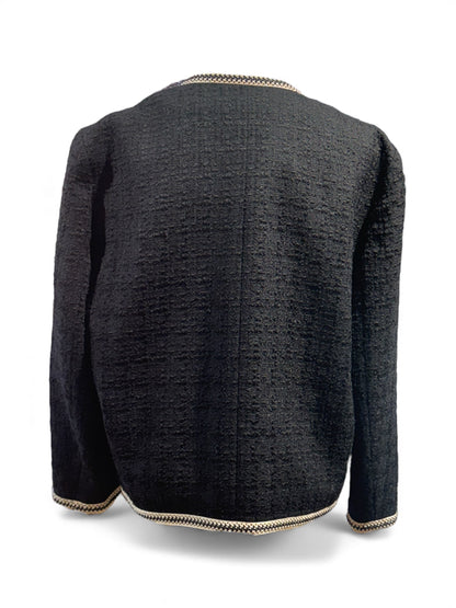 Céline - Veste en laine noir T42