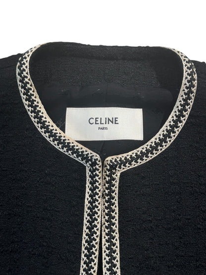 Céline - Veste en laine noir T42