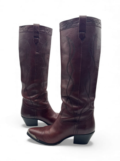 Céline - Santiag Bordeaux T37,5