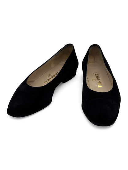 Chanel - Ballerines en daim T36,5
