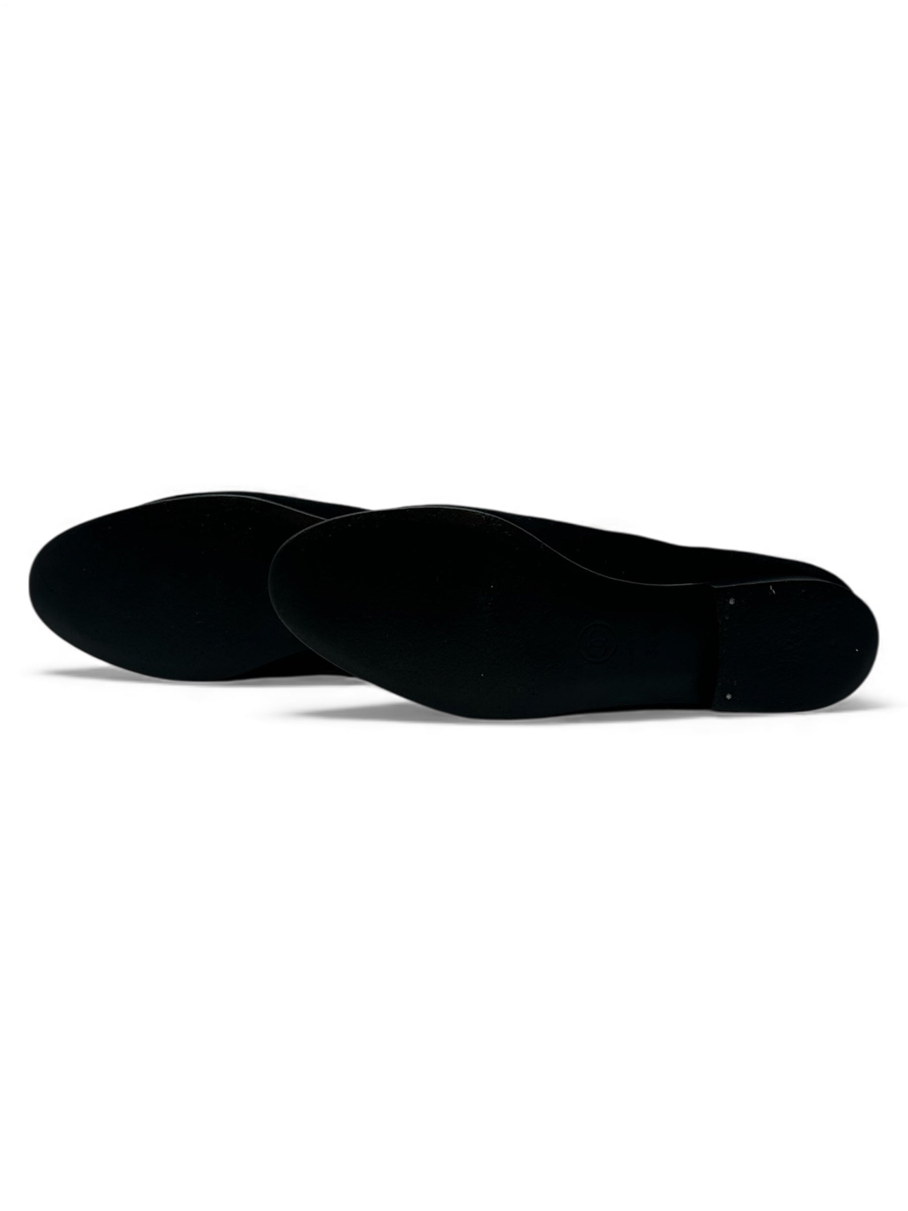 Chanel – Schwarze Ballerinas, Größe 36,5