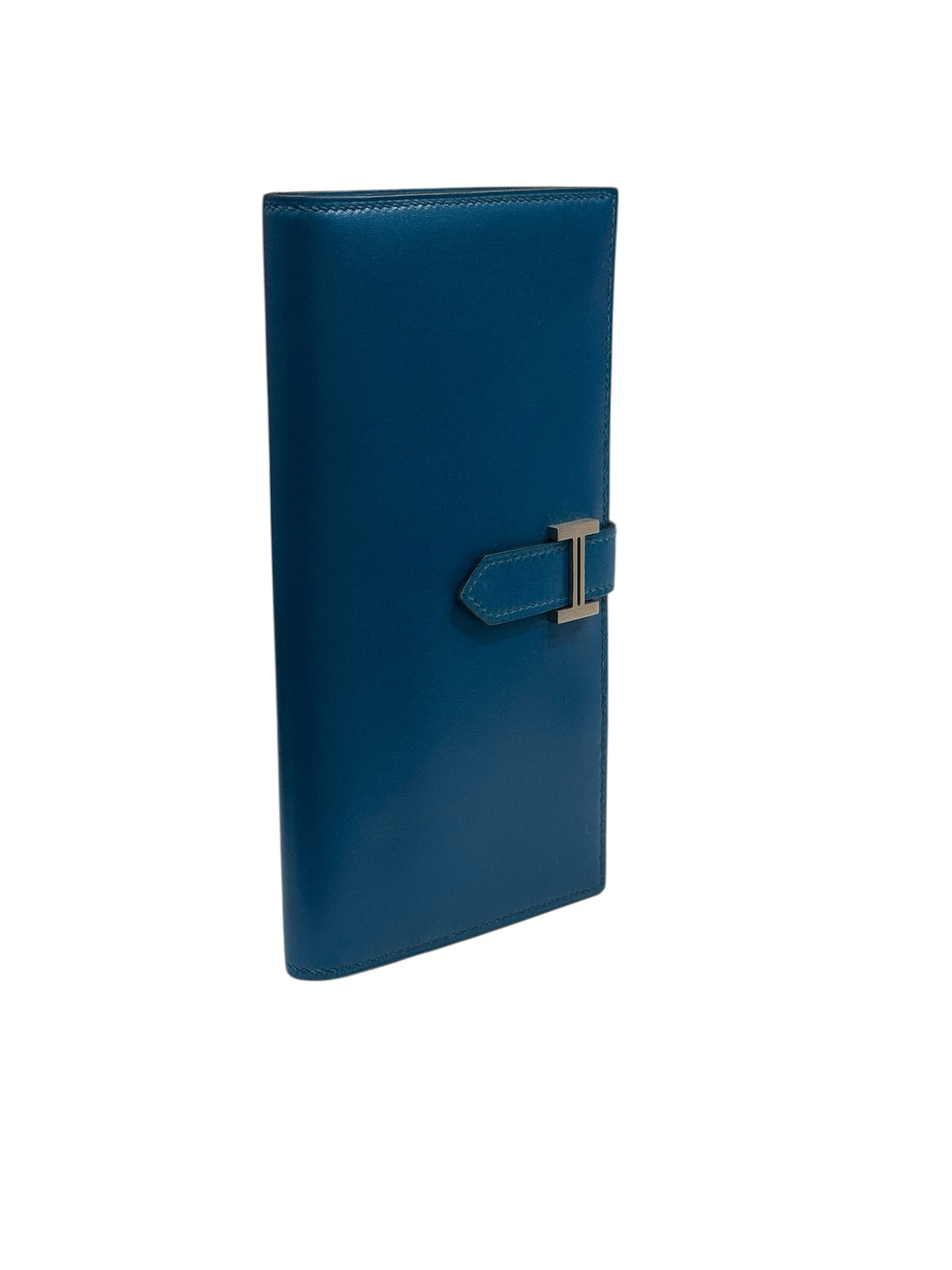 Hermès – Bearn-Portemonnaie blau