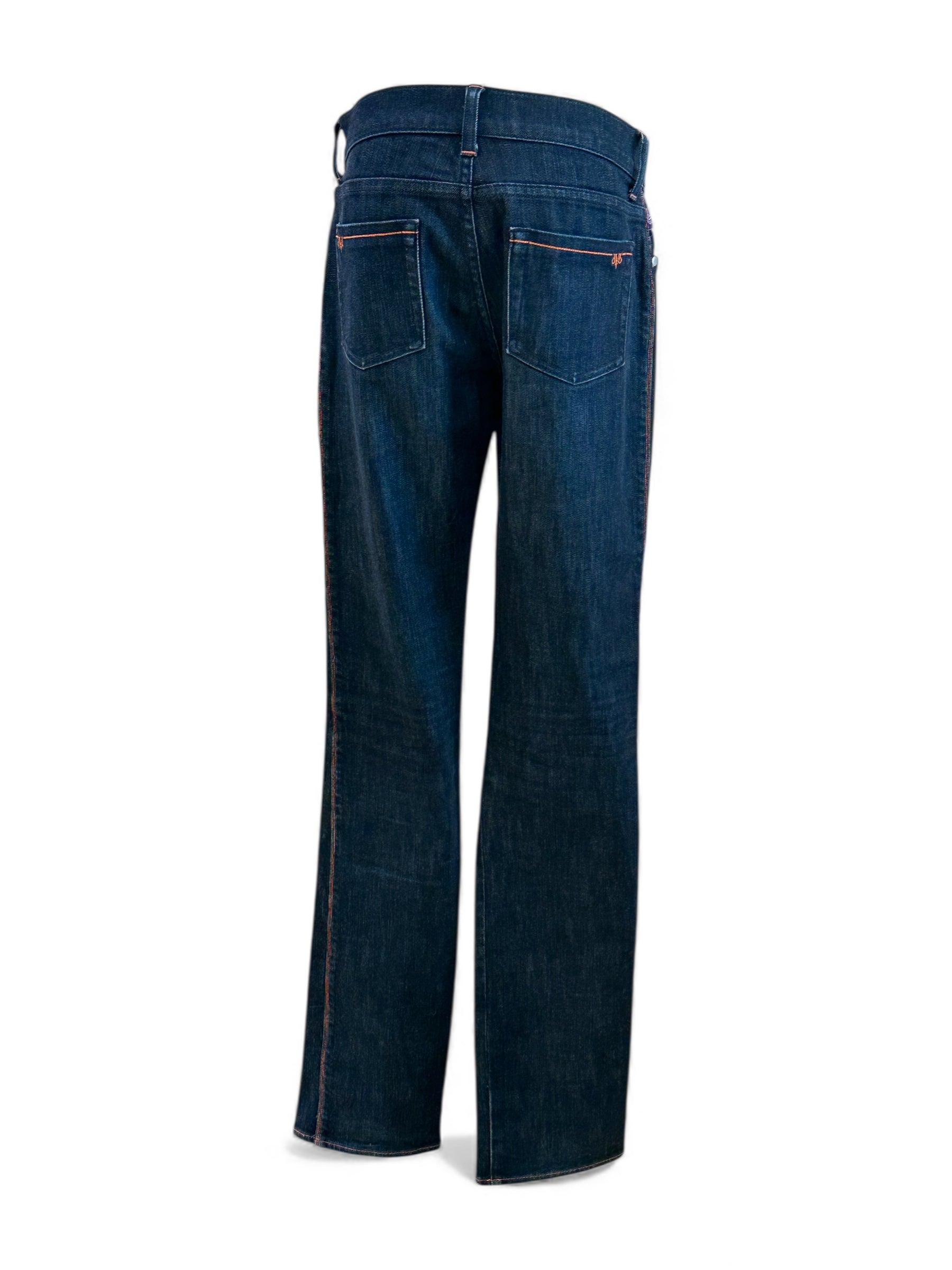 Victoria Beckham - Jean avec couture orange T34