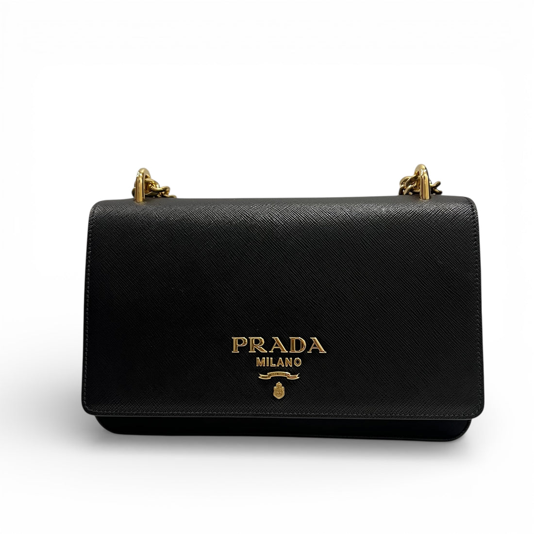 Prada - Sac bandoulière en cuir et nylon