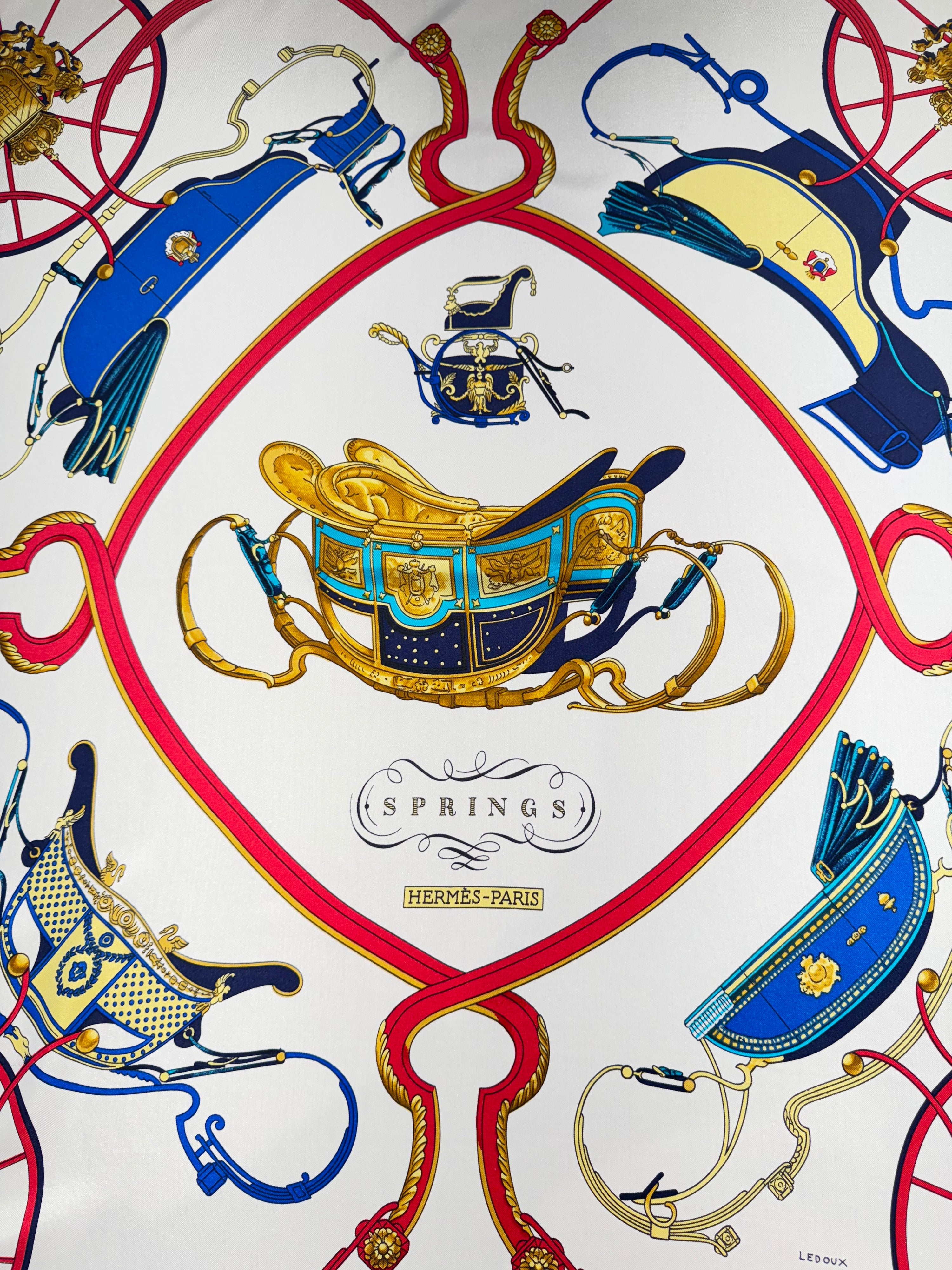 Hermès - Foulard 90 « Springs »