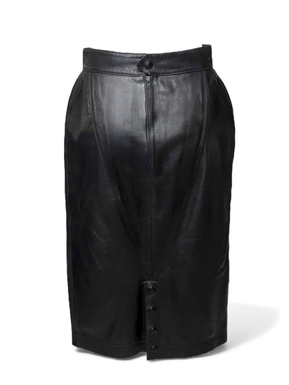 Alaïa - Jupe en cuir T38