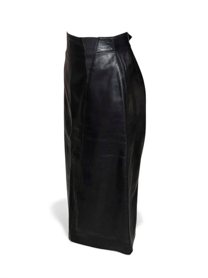 Alaïa - Jupe en cuir T38