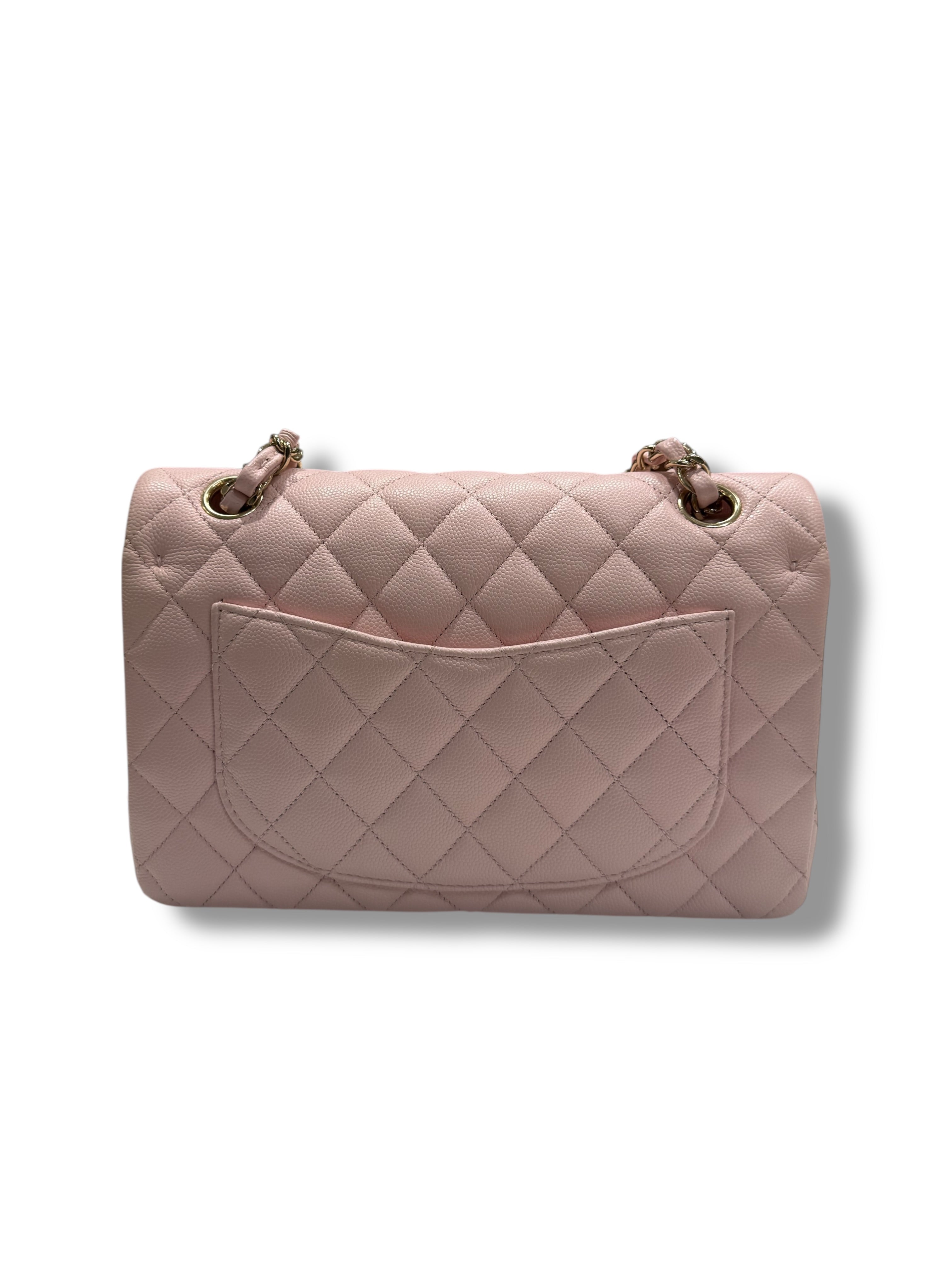 Chanel - Sac 11.12 Timeless Small 23 Double Flap Baby Pink | Les Folies d’Eugénie
