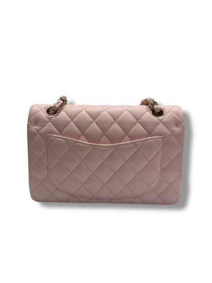 Chanel - Sac 11.12 Timeless Small 23 Double Flap Baby Pink | Les Folies d’Eugénie