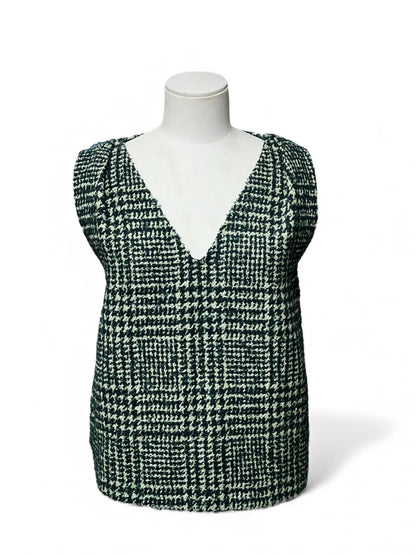 Prada - Pull col V en tweed T36