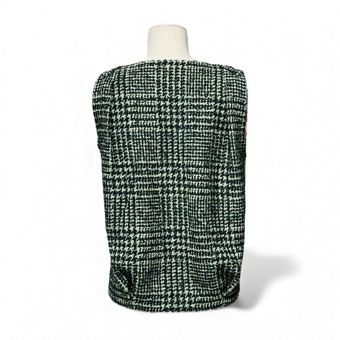 Prada - Pull col V en tweed T36