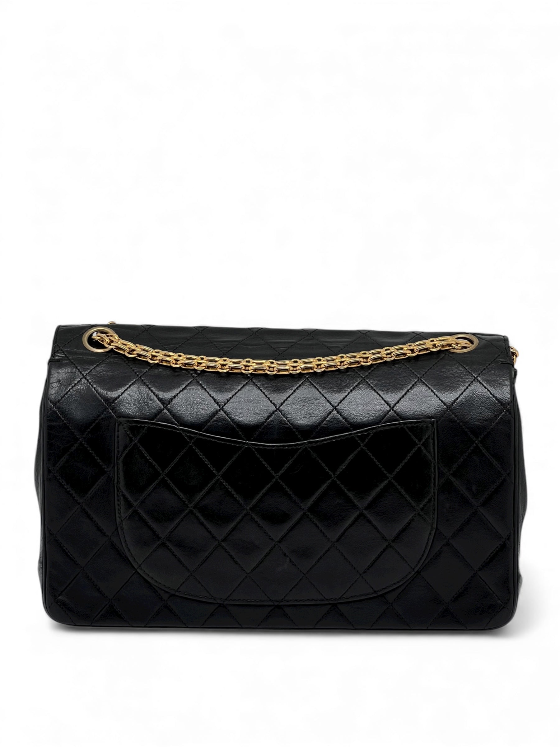 Chanel - Sac Double Flap Chaîne grain de riz