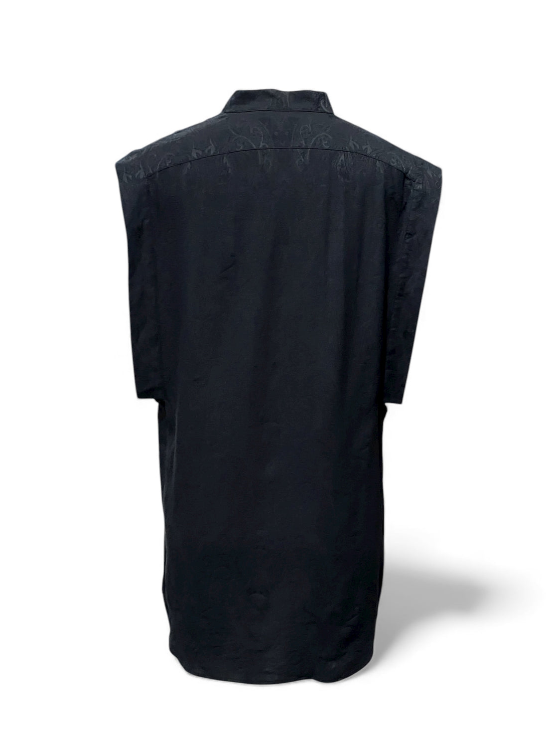 Saint Laurent - Chemise noire avec motifs T38