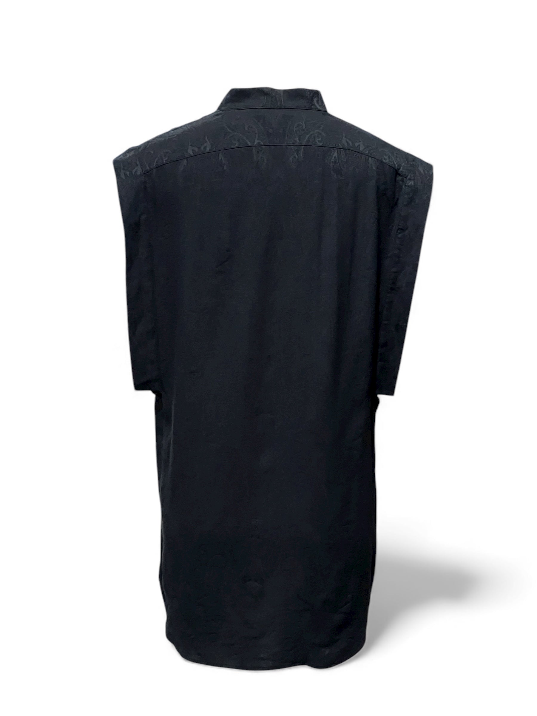 Saint Laurent - Schwarzes Hemd mit Mustern T38