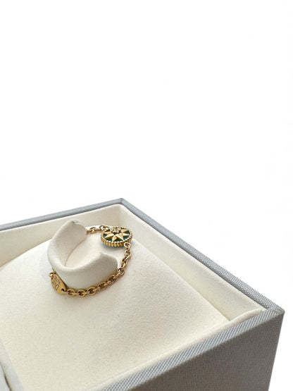 Dior - Bague rose des vents bleu T54