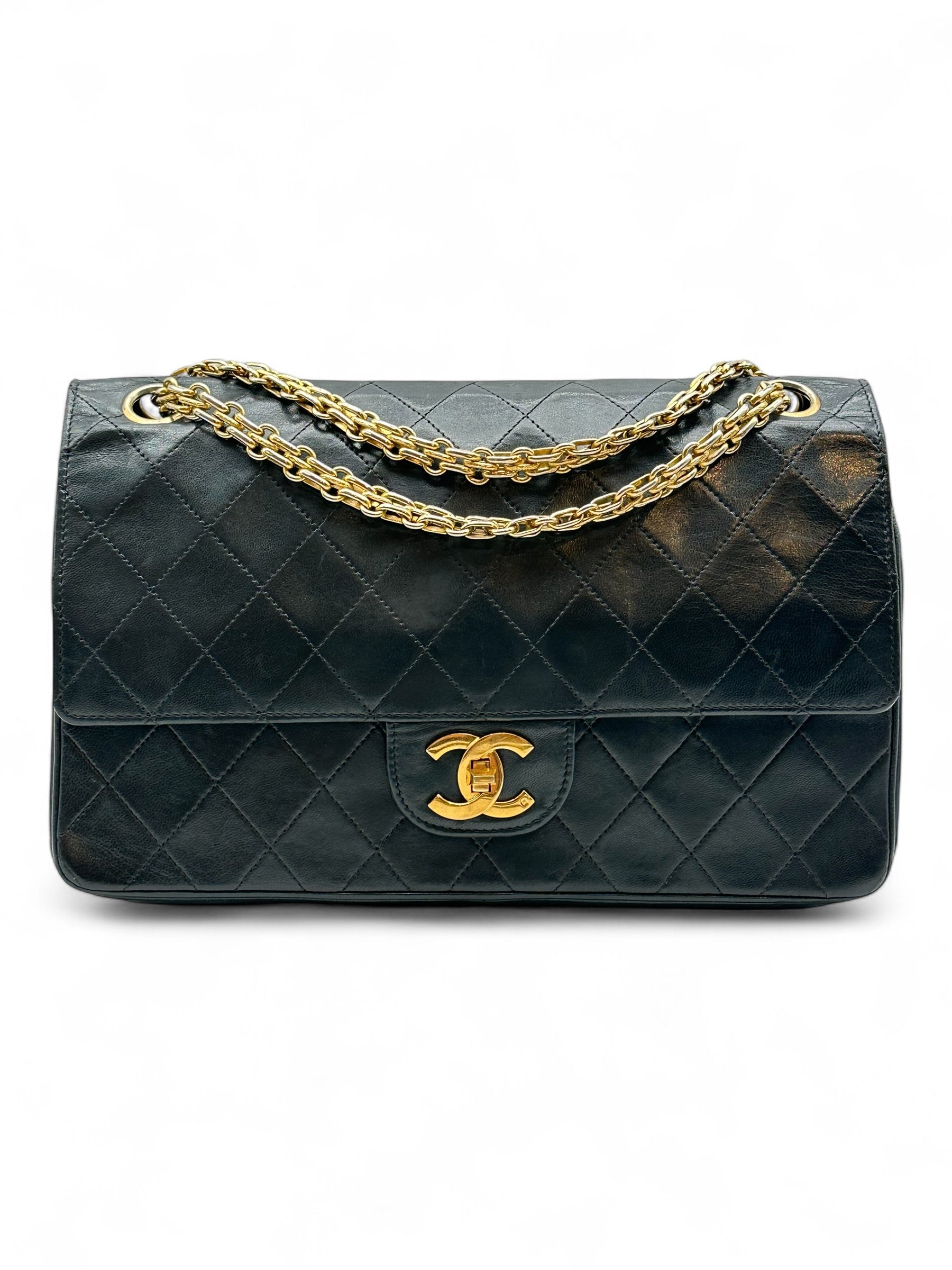 Chanel - Borsa Timeless con catena a chicco di riso